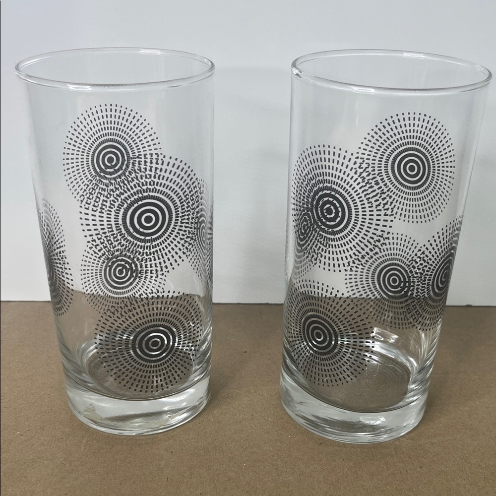 MCM Crisa Glass Tumblers Set of 2